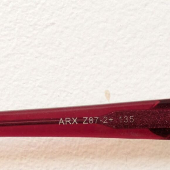 Armourx 7018 BRG 135 ARX Z87 -2+ Burgundy Full Rim Eyeglasses Frame - Picture 8 of 12